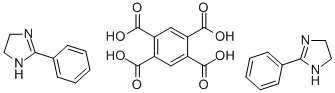 均苯四甲酸 4,5-二氢-2-苯基-1H-咪唑 (1:2), 54553-91-2, 结构式