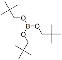 硼酸三(2,2-二甲基丙基)酯 结构式