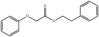 2-苯基乙基苯氧基乙酸酯, 5456-33-7, 结构式