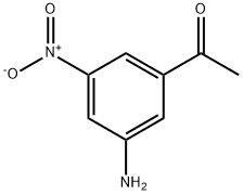 3'-アミノ-5'-ニトロアセトフェノン 化学構造式