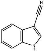 3-氰基吲哚, 5457-28-3, 结构式