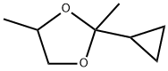 2-cyclopropyl-2,4-dimethyl-1,3-dioxolane 结构式