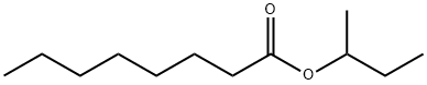 butan-2-yl octanoate 结构式