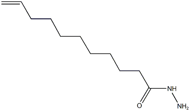 10-十一烯酰肼, 5458-77-5, 结构式