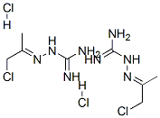 2-(2-氯代-1-甲基亚乙基)肼碳酰亚胺酰胺一氯化氢 结构式