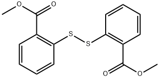2,2'-二硫二苯甲酸二甲酯 结构式