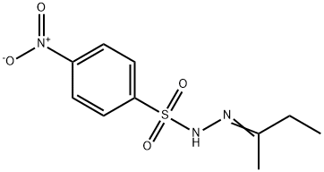 N-(butan-2-ylideneamino)-4-nitro-benzenesulfonamide 结构式
