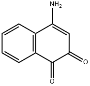 1,2-萘二酮, 4-氨基-, 5460-35-5, 结构式