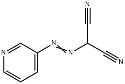 2-pyridin-3-yldiazenylpropanedinitrile 结构式
