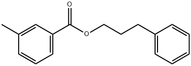 3-phenylpropyl 3-methylbenzoate 结构式