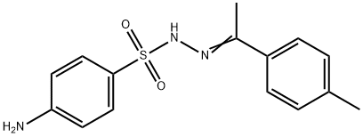 4-amino-N-[1-(4-methylphenyl)ethylideneamino]benzenesulfonamide 结构式