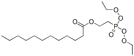 2-diethoxyphosphorylethyl dodecanoate 结构式