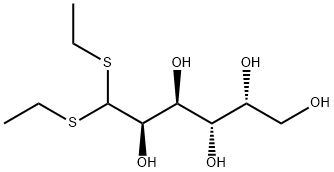 D-GALACTOSE DIETHYLDITHIOACETAL, 5463-33-2, 结构式