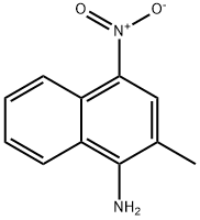 2-甲基-4-硝基萘-1-胺, 5465-56-5, 结构式