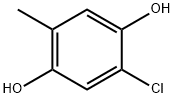 2-氯-5-甲基苯-1,4-二醇, 5465-62-3, 结构式