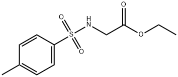 对甲苯磺酰基甘氨酸乙酯, 5465-67-8, 结构式