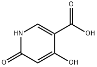 4,6-二羟基烟酸, 5466-62-6, 结构式