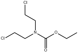 双(2-氯乙基)氨基甲酸乙酯, 5467-15-2, 结构式