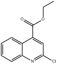 2-氯喹啉-4-甲酸乙酯 结构式