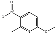 2-甲氧基-5-硝基-6-甲基吡啶 结构式