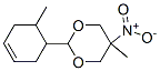 5-methyl-2-(6-methyl-1-cyclohex-3-enyl)-5-nitro-1,3-dioxane 结构式