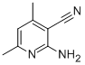 2-氨基-4,6-二甲基吡啶-3-甲腈, 5468-34-8, 结构式
