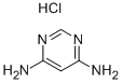 4,6-ピリミジンジアミン・塩酸塩 化学構造式