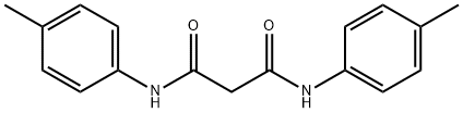 N1,N3-二-对甲苯基丙二酰胺, 5469-94-3, 结构式