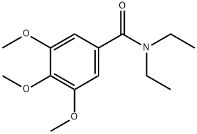 N,N-Diethyl-3,4,5-trimethoxybenzamide 结构式