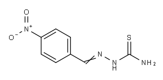 [2-(4-Nitrobenzylidene)hydrazono](amino)methanethiol Structure