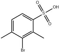 3-bromo-2,4-dimethyl-benzenesulfonic acid 结构式