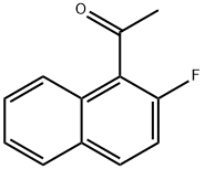 1-(2-fluoronaphthalen-1-yl)ethanone 结构式