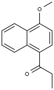 1-(4-methoxynaphthalen-1-yl)propan-1-one 结构式