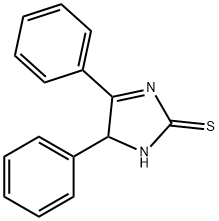 4,5-diphenyl-1,5-dihydroimidazole-2-thione 结构式