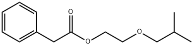 2-(2-methylpropoxy)ethyl 2-phenylacetate 结构式