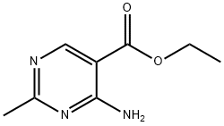 4-氨基-2-甲基-5-嘧啶羧酸乙酯, 5472-46-8, 结构式