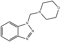 (4-吗啉基甲基)苯并三唑,BT1 和 BT2 异构体混合物, 5472-71-9, 结构式