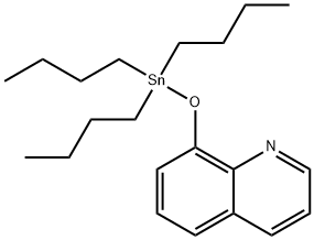 三丁基(8-奎并唑氧基)锡, 5488-45-9, 结构式