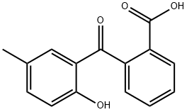o-(2-Hydroxy-5-methylbenzoyl)benzoic acid 结构式