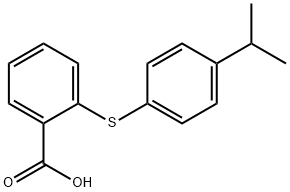 2-羧基-4'-异丙基二苯硫醚 结构式