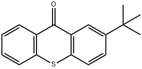 2-tert-ブチル-9H-チオキサンテン-9-オン 化学構造式