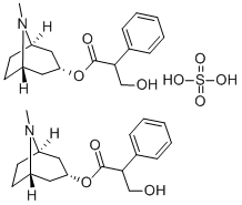 硫酸阿托品, 55-48-1, 结构式