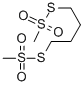 1,4-Butanediyl Bismethanethiosulfonate, 55-99-2, 结构式