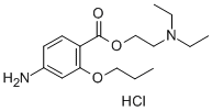 PROPOXYCAINE HYDROCHLORIDE (200 MG) Struktur