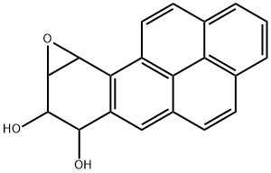 7,8-Dihydro-7,8-dihydroxybenzo(a)pyrene 9,10-oxide Struktur