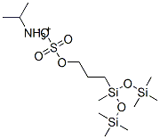 3-[1,3,3,3-四甲基-1-[(三甲基硅烷基)氧基]二硅氧基]丙基硫酸酯异丙基铵盐, 5520-20-7, 结构式