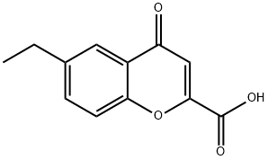 6-乙基色酮-2-羧酸 结构式