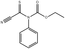 Carbamic  acid,  (cyanothioxomethyl)phenyl-,  ethyl  ester  (9CI) 结构式