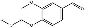 3-甲氧基-4-(甲氧基甲氧基)苯甲醛 结构式
