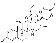 丙酸倍氯米松, 5534-09-8, 结构式